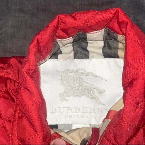 Authentic Red infant Burberry jacket. - Picture 5 of 6